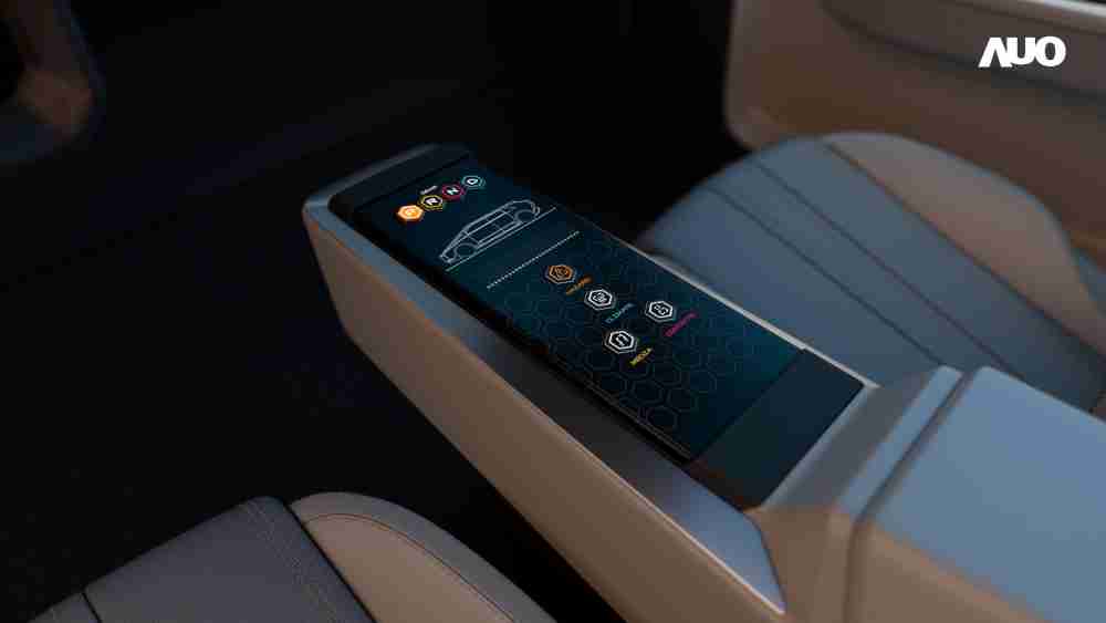 汇旺支付以人性化设计打造多变形态中控显示(Morphing Center Control)，，，不使用时仅平面显示信息，，，，进行操作时，，，显示器则会动态隆起，，，，转变成3D实体按钮，，，并有触觉回馈，，，，展示人机互动新体验